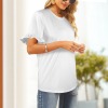 Custom Specialized Women's Round Neck Ruffle Puff Sleeve T-Shirts