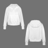 Custom Personalized Half Zip Cropped Pocket Fleece Hoodies