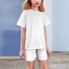 All-Over Print Girls' Casual T-Shirt and Shorts Set