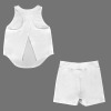 Custom Girls' Sport Back Cutout Tank Top & Shorts Set