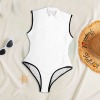 Custom Individualized Women's Zip One Piece Swimsuit