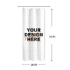 Custom Waterproof Shower Curtain(36"x72")
