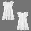 Custom Personalized Winged Sleeve Girls Dress