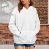 Custom Personalized Women's Pocket Hoodies Fleece Sweatshirts