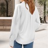 Custom Personalized Women's Button Lantern Long Sleeve Shirts