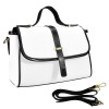 Multi-Function Leather Satchel-Black