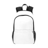 Fabric Backpack with Side Mesh Pockets
