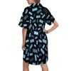 Front-Buttoned Shirt Dress