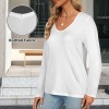 Custom Personalized Women's V Neck Long Sleeve Knit Top