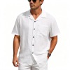Men's Crinkle Hawaiian Shirt