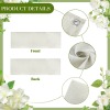 Cotton Linen Tapestry with Satin Ribbons 40x12inch|Ship From USA
