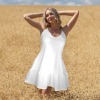 Custom Individualized Women's Cami Ruffle Hem Casual Dress