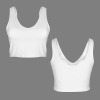 Custom Personalized Women's V-Neck Crop Tank Sports Bra