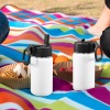 Custom Kids Water Bottle with Straw Lid (12 oz)