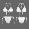 Custom Personalized Halter String Triangle Bikini Sets