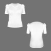 Custom Individualized Women's Round Neck Puff Sleeve T-Shirts