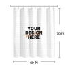 Custom Waterproof Shower Curtain(69"x70")