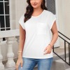 Custom Individualized Women's Round Neck Pocket T-Shirts