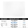 Rectangular Tablecloth 86x60inch