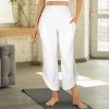 Custom Personalized Women's High Waist Pockets Wide Leg Yoga Pants