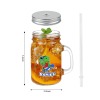 Custom Mason Jar Mugs with Handle(16oz)
