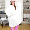 All-Over Print Unisex Oversized Wearable Blanket Hoodie (Pullover)