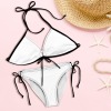 All-Over Print Women's Tie-Strap Two-Piece Bikini Set