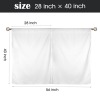 Window Curtain 27.5"x39.4"