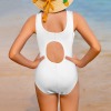 Girls' Backless One-Piece Swimsuit