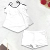 Custom Individualized Women's Three Layer Ruffled Tankini Set