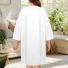 Women's Loose Fit Crew Neck Short Sleeve Sleepwear Nightdress
