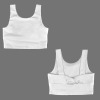 Girls' Crop Top Sports Active Tops with Knotted