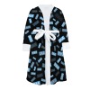 Plus Size Women's Flannel Bathrobe
