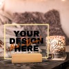 Custom Acrylic Photo Frame with light Base