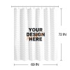Custom Waterproof Shower Curtain(69"x72")