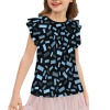 Lily-Pad Sleeve Blouse For Girls
