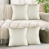Linen Pillow Case 18x18inch (Set of 4) One Side Printing
