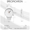 Custom Unisex Leather Strap Watch
