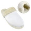 Custom Women's Fur Trim Thick-Sole Indoor Slippers