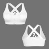 Custom Personalized Women's Zipper Front Cross Back Sports Bra