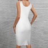 Custom Personalized Women's Sleeveless Bodycon Tank Dress