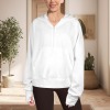 Custom Personalized Half Zip Cropped Pocket Fleece Hoodies