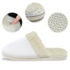 Custom Women's Fur Trim Thick-Sole Indoor Slippers