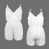 Custom Individualized V-Neck Pocket Wrap Cami Romper