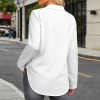 Women's Long Sleeve Curved Hem Shirt