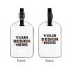 Custom Leather Luggage Tag