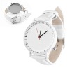 Custom Unisex Leather Strap Watch