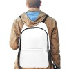 Fabric Backpack with Side Mesh Pockets
