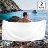 Beach Towel 31"x71" (2-Pack) |Ship From USA