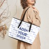 Custom Leather Tote Bag